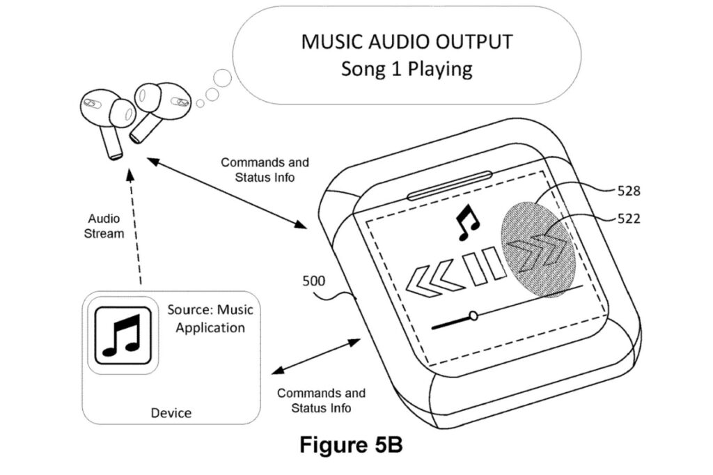 Apple envisage un boîtier AirPods avec écran tactile (brevet)