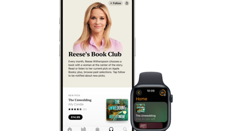 Apple Books signe un partenariat avec Reese Witherspoon pour proposer le club de lecture Reeses Book Club