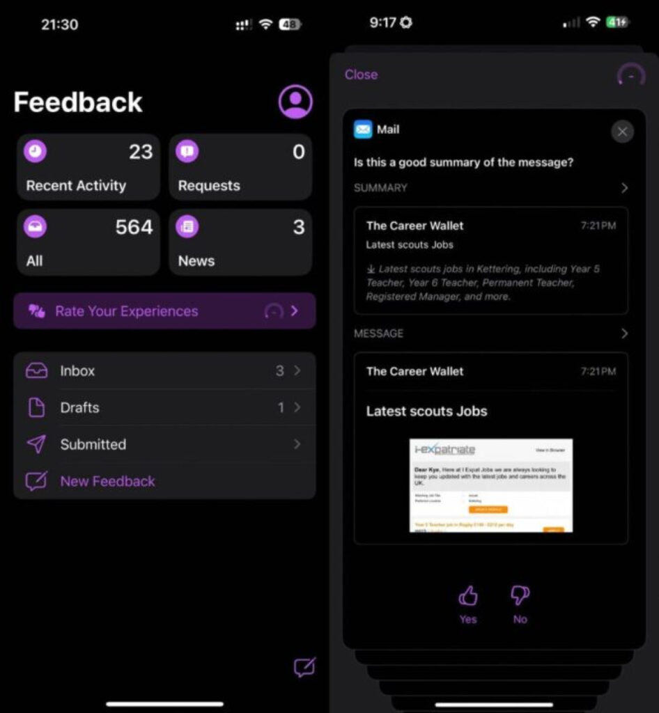 apple invite les testeurs à évaluer l'intelligence de ses applications