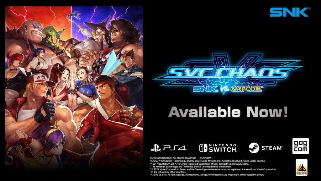 soulagement pour les fans : snk vs capcom svc chaos revient sur pc et consoles
