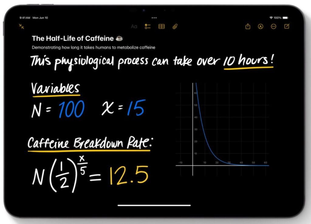 Apple détaille les fonctions Notes mathématiques et Smart Script d'iPadOS 18 Apple détaille les fonctions Notes mathématiques et Smart Script d'iPadOS 18