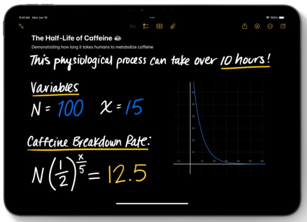 Apple détaille les fonctions Notes mathématiques et Smart Script d'iPadOS 18 Apple détaille les fonctions Notes mathématiques et Smart Script d'iPadOS 18