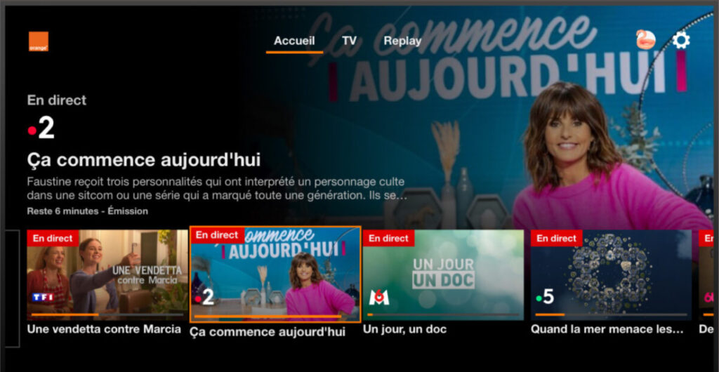 orange tv disponible sur apple tv avec abonnement