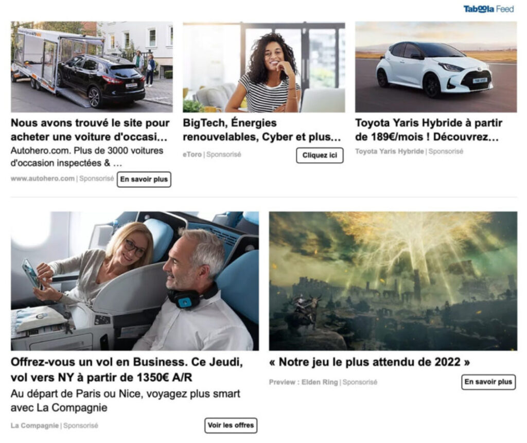 Apple s'associe à Taboola pour les publicités dans les apps News et Bourse