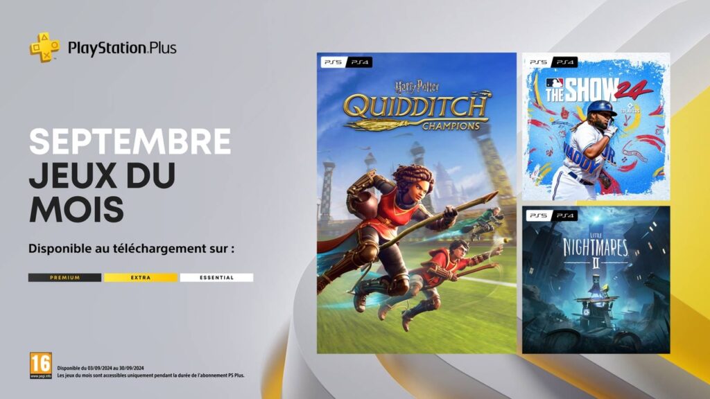 Ps plus essential : les jeux de septembre 2023