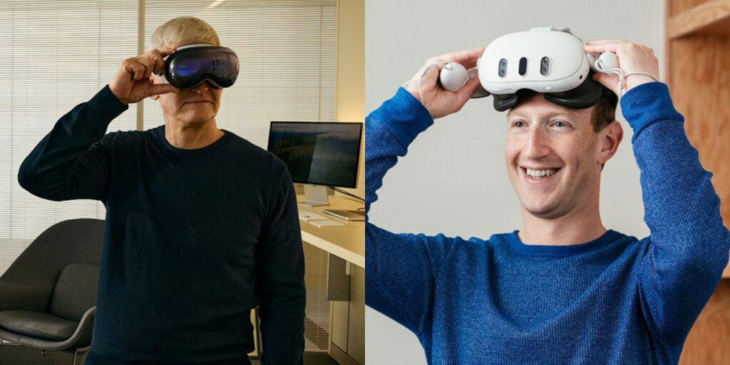 meta abandonne son casque de réalité mixte concurrent de l'apple vision pro