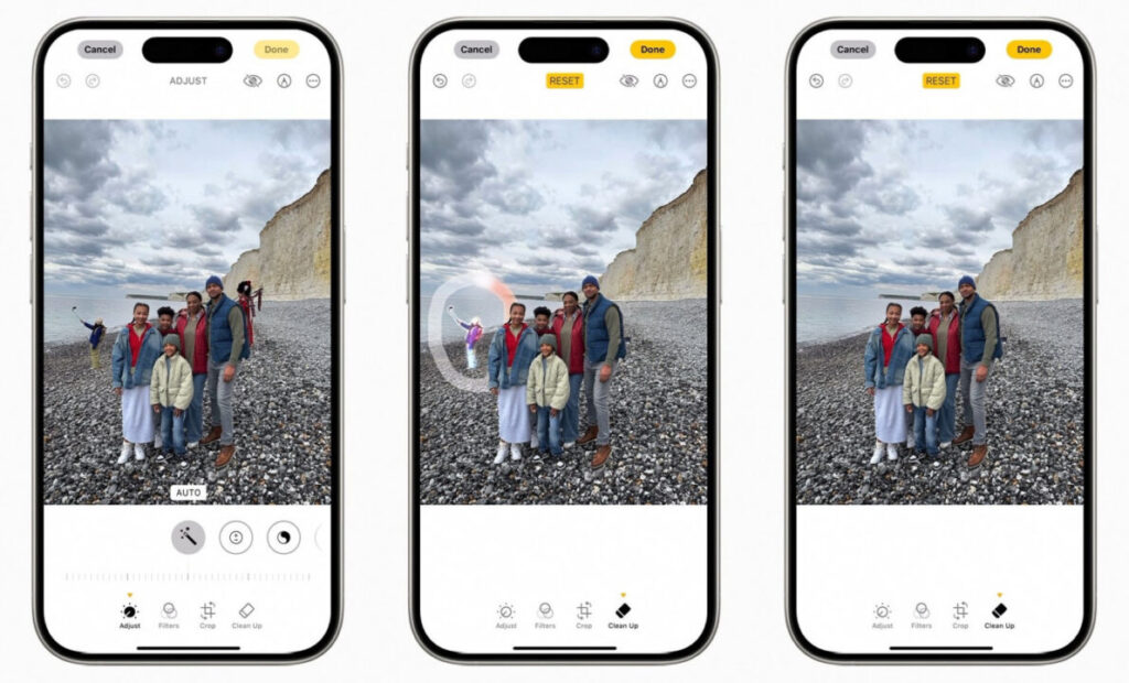 Ios 18 bêta 3 : l'application photos efface les éléments gênants avec l'ia