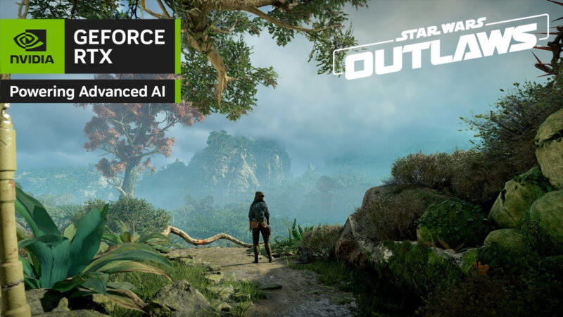 star wars outlaws : nouveau trailer nvidia avant le lancement