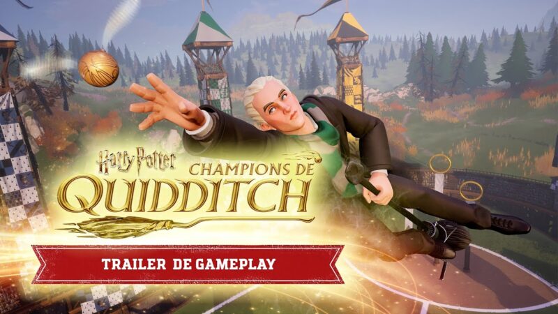 Bande-annonce de harry potter : champions de quidditch avant le lancement