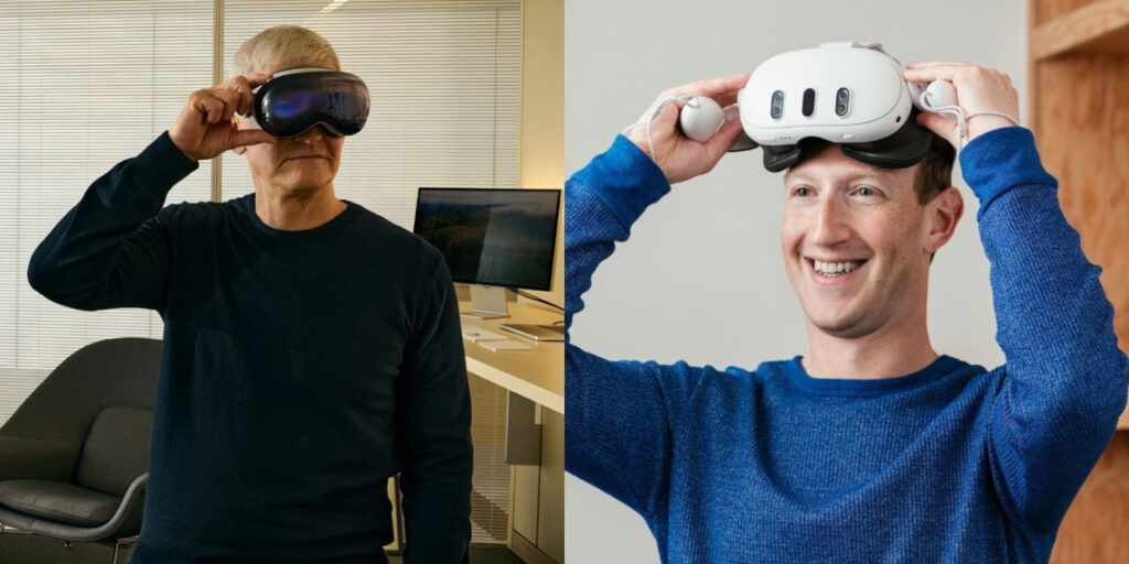 meta abandonne son casque de réalité mixte concurrent de l'apple vision pro
