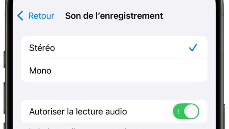 ios 18 permet de conserver la lecture audio lors de l&rsquo;enregistrement vidéo