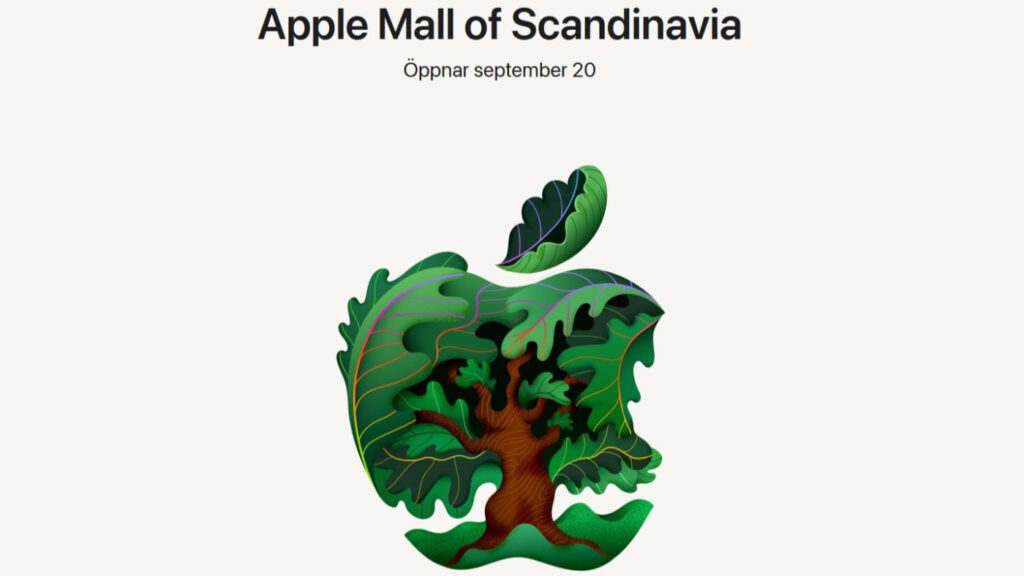 Ouverture d'un nouvel apple store en suede avec les iphone 16