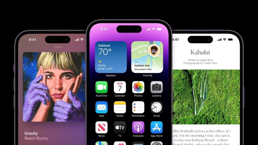 L'écran de l'iphone 16 pro max et du galaxy s25 ultra presque identiques