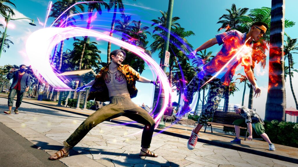 Like a dragon : pirate dévoile son gameplay à hawaii