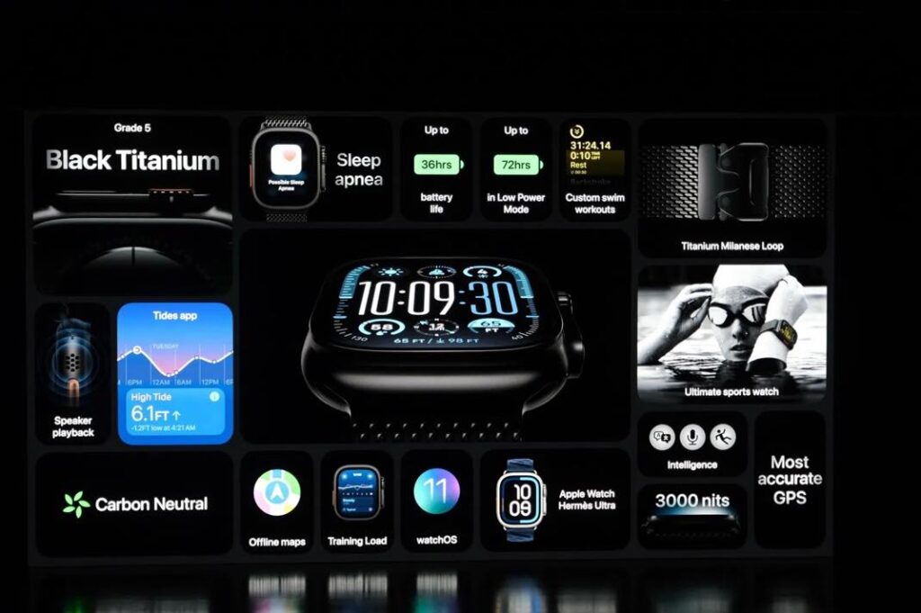 Apple watch ultra 2 : nouveau coloris et détection de l'apnée du sommeil