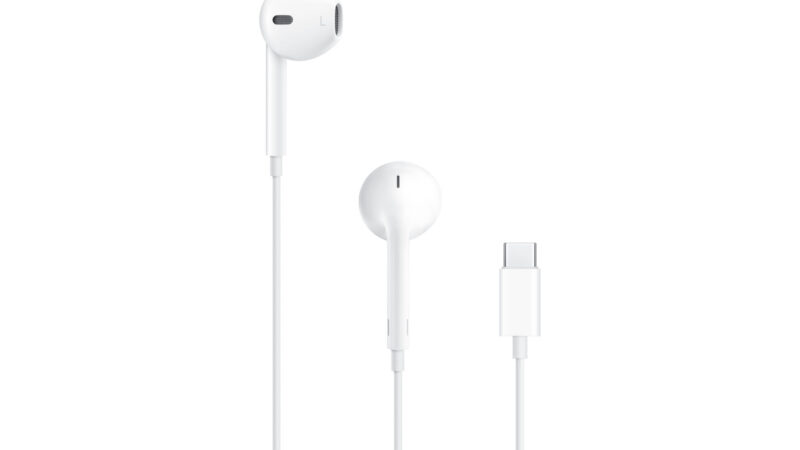 Fin programmée des écouteurs filaires earPods d&rsquo;apple