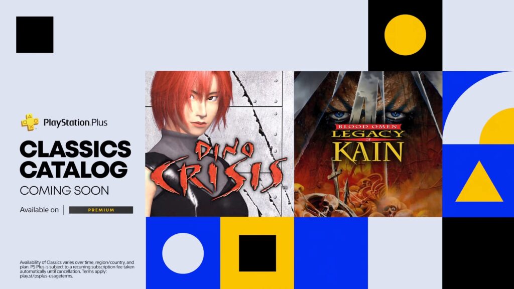 Retour des classiques blood omen et dino crisis sur ps plus premium
