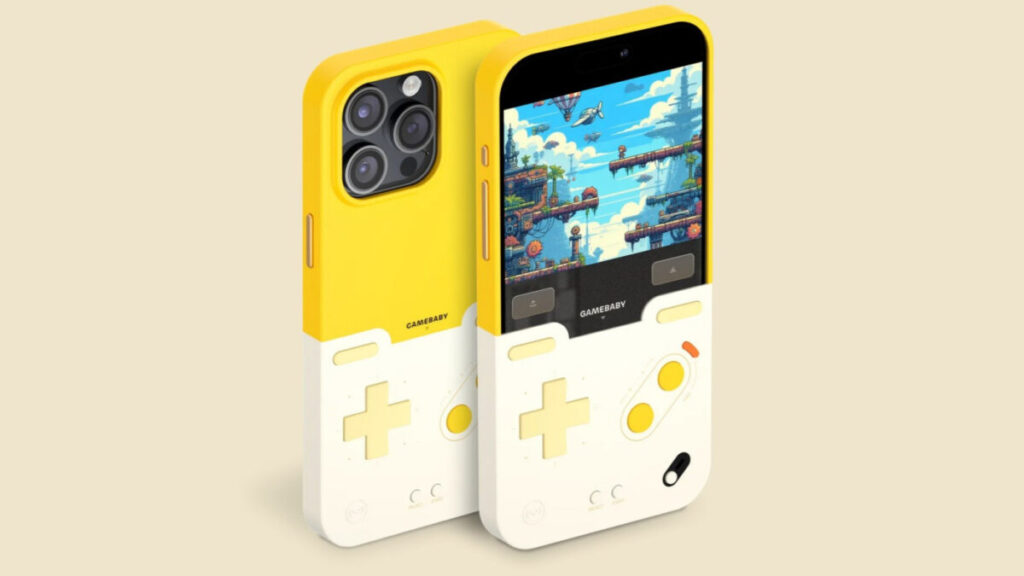 Coque gamebaby transforme iphone en game boy