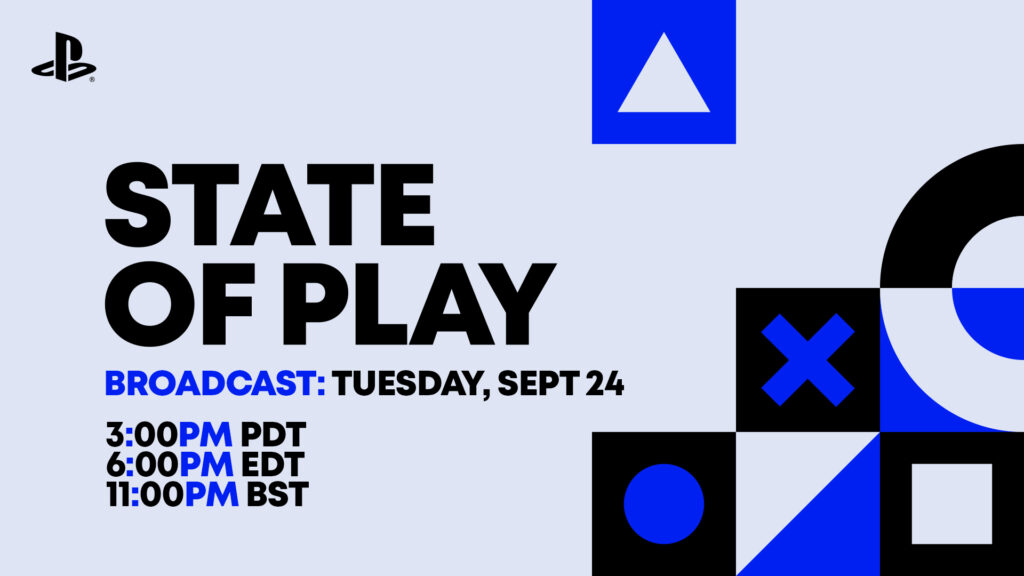 Confirmation de la date du prochain state of play