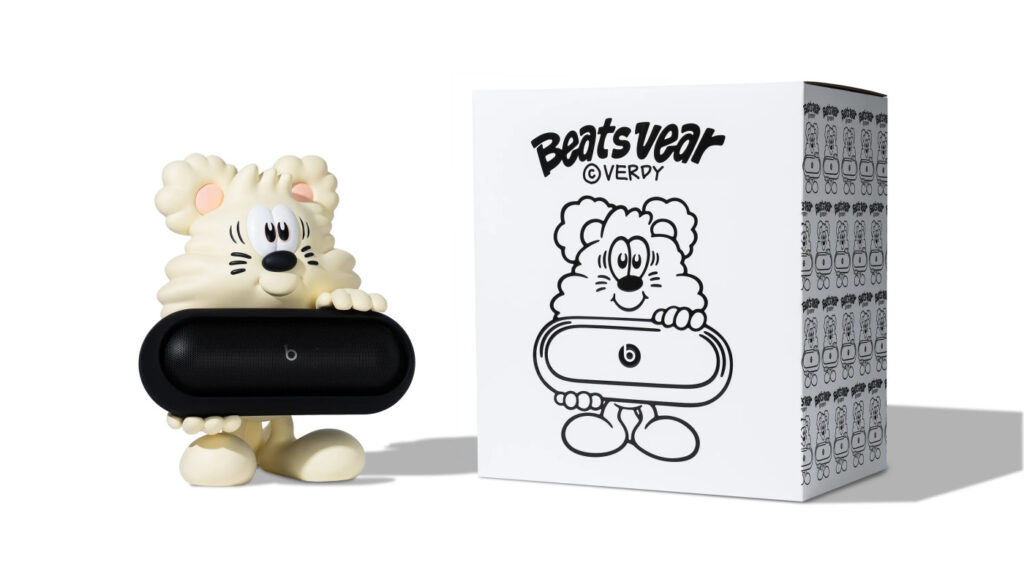 Partenariat apple et verdy pour figurine beats pill