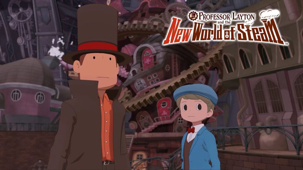 Professor layton and the new world of steam : progression et trailer dévoilé