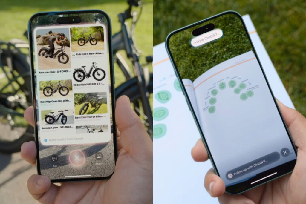 Fonctionnalités du bouton commande de l'appareil photo de l'iPhone 16