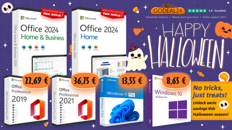 Offres halloween microsoft office à partir de 30 euros