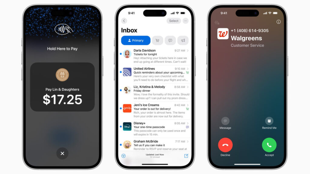 Apple affiche les logos des marques dans ses applications