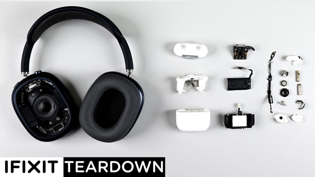 Démontage des airpods 4 et airpods max usb-c Démontage des airpods 4 et airpods max usb-c