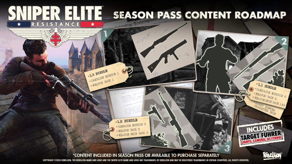 Sniper elite resistance date de sortie et season pass