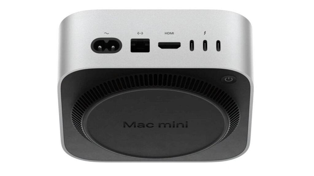 Le mac mini m4 change l'emplacement du bouton d'allumage