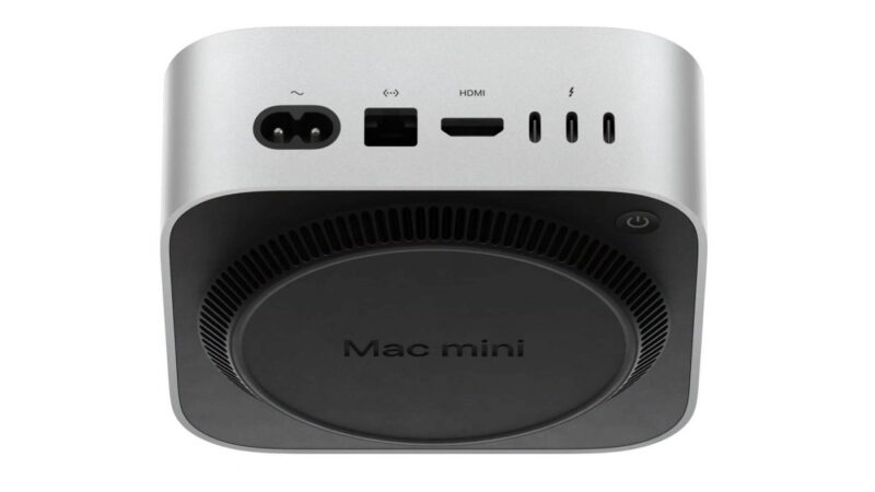 Le mac mini m4 change l’emplacement du bouton d&rsquo;allumage