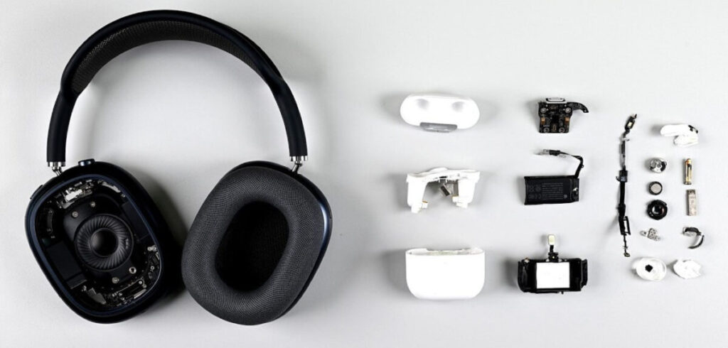 Démontage des airpods 4 et airpods max usb-c Démontage des airpods 4 et airpods max usb-c