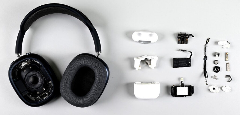 Démontage des airpods 4 et airpods max usb-c Démontage des airpods 4 et airpods max usb-c