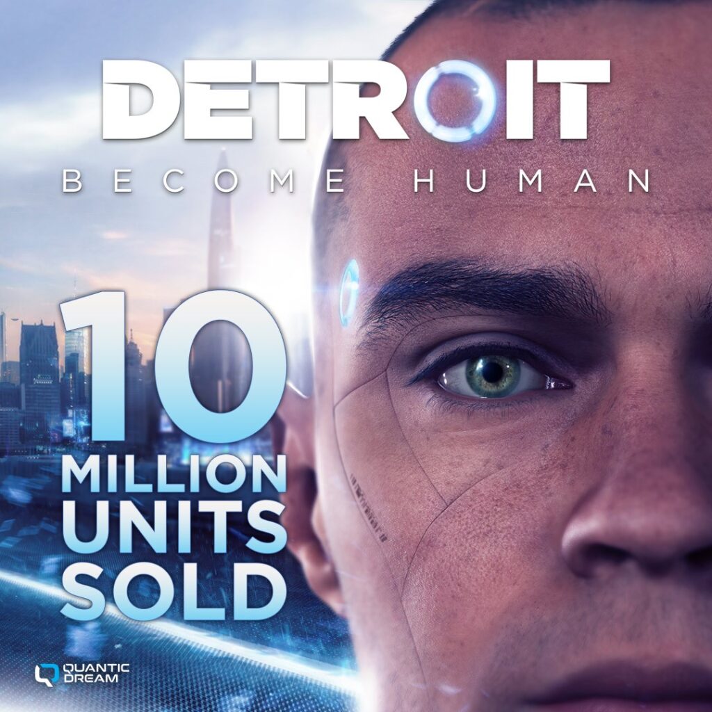 Detteux : become human franchit les 10 millions de ventes