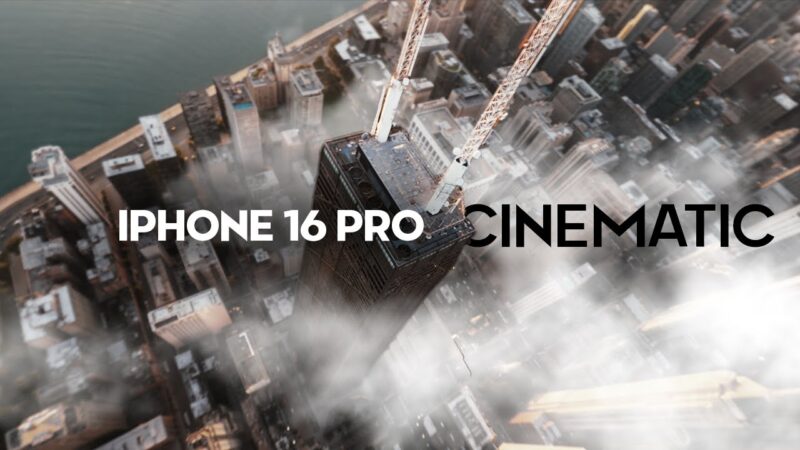 Impressionnante vidéo aérienne réalisée avec l&rsquo;iphone 16 pro