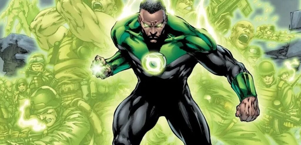 Aaron pierre incarne john stewart dans la série lanterns