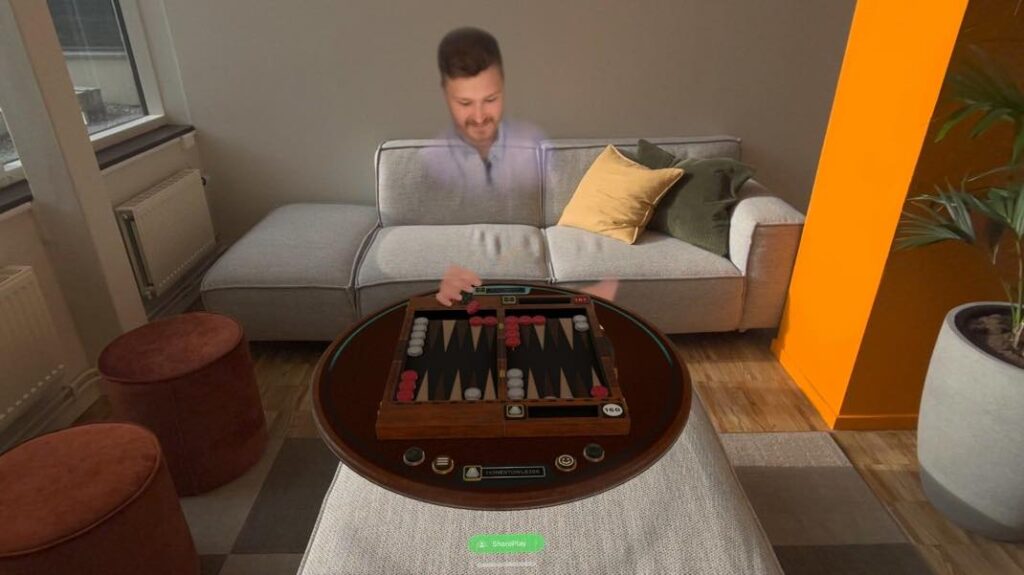 Apple arcade : le vision pro se contente de backgammon