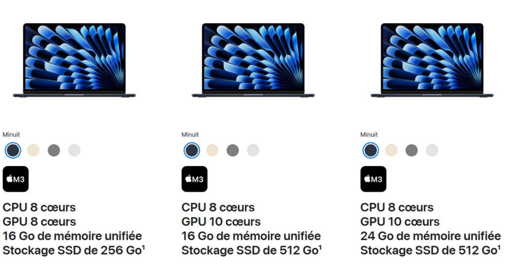 Le macbook air passe à 16 go de ram sans hausse de prix