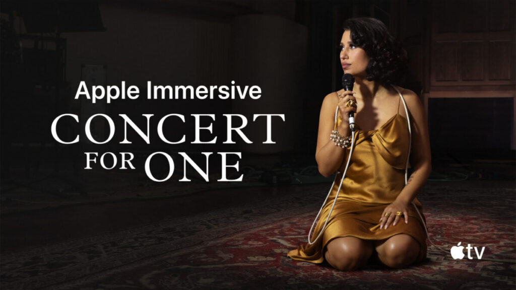 Apple lance des concerts immersifs sur le vision pro