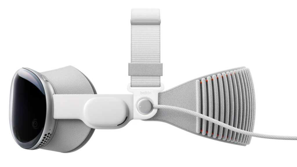 Apple lance une sangle de tête belkin pour le vision pro