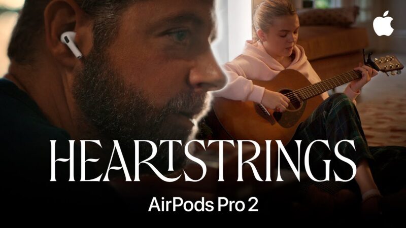 Apple présente sa publicité de noël pour les airpods pro 2