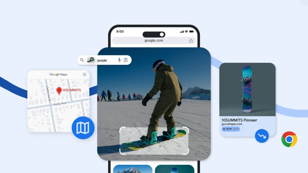 Chrome sur ios intègre google lens et améliore l'expérience shopping