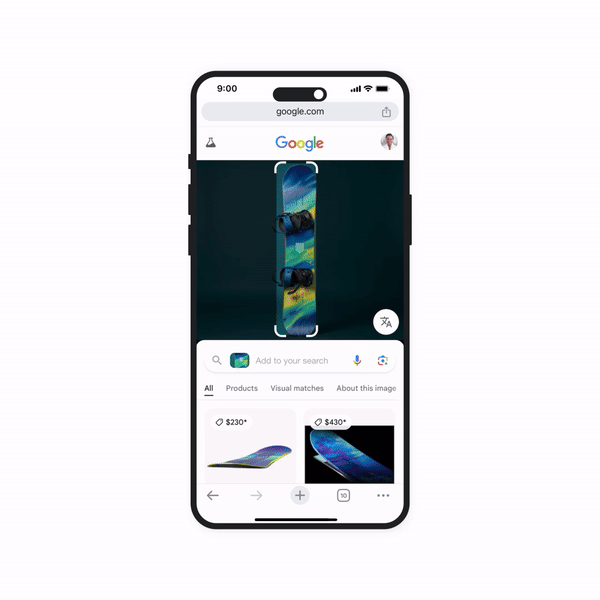 Chrome sur ios intègre google lens et améliore l'expérience shopping