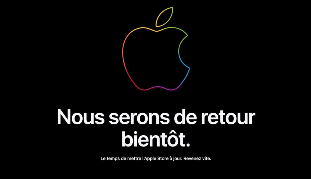 L'apple store en ligne se prépare pour le black friday 2024