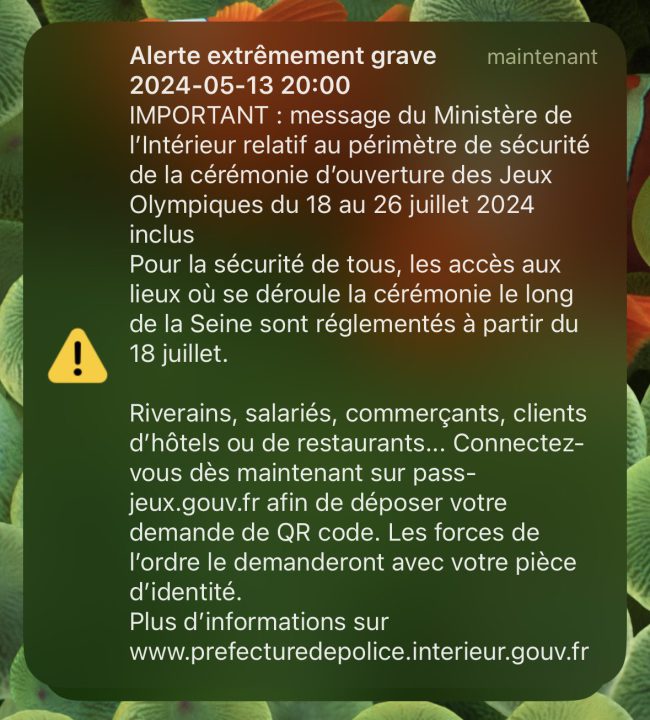 Alerte météo critique erronée sur les iphone britanniques