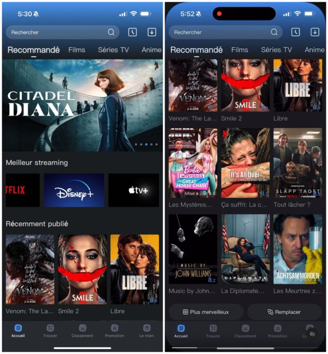 Apple valide une application de streaming illégal sur l'app store