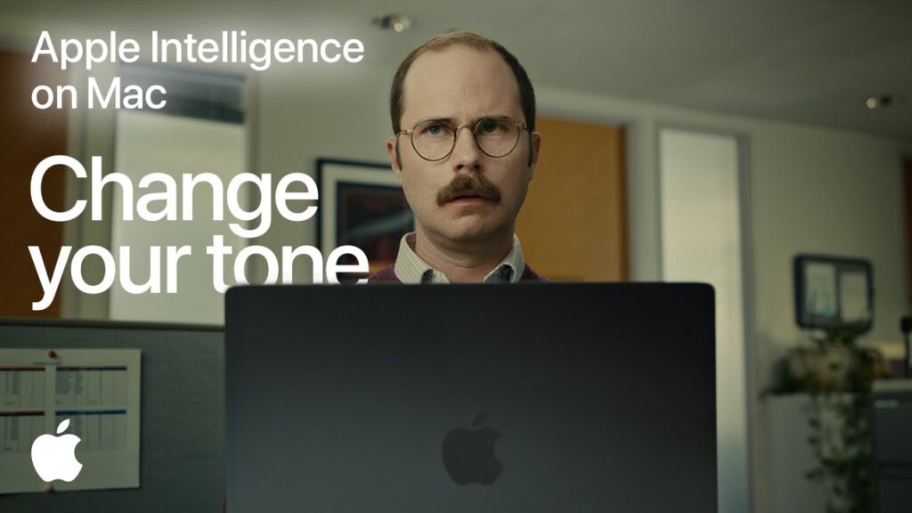Apple dévoile des publicités pour apple intelligence sur macbook pro