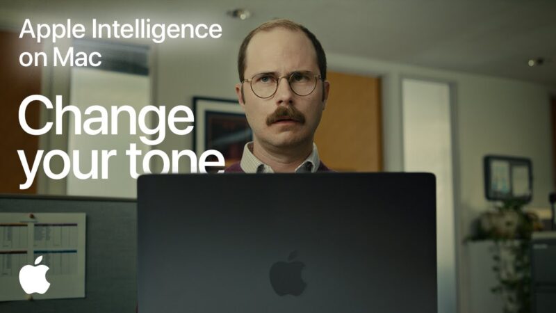 Apple dévoile des publicités pour apple intelligence sur macbook pro