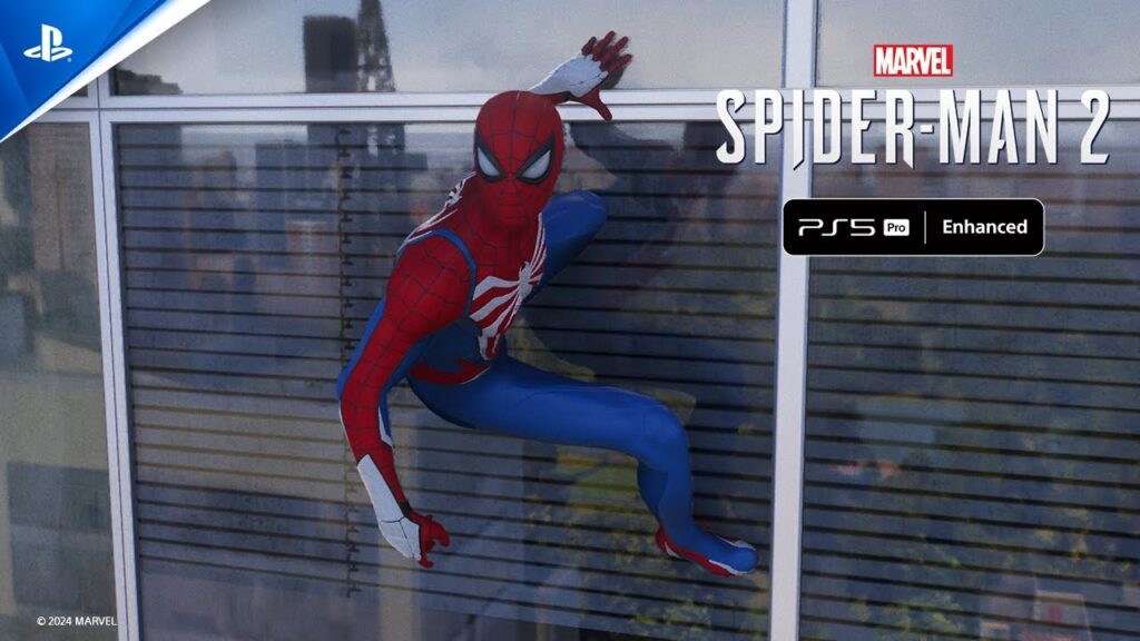 Marvel's spider-man 2 : trailer ps5 pro et amélioration du ray-tracing